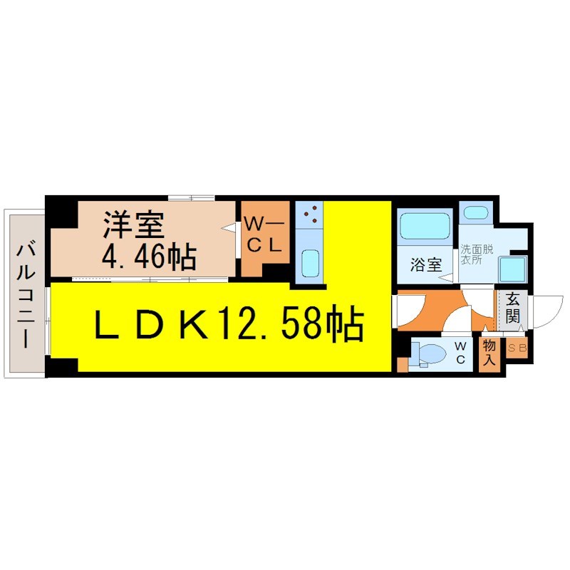 ＧＲＡＮＤＵＫＥ松原ｃｕｏｒｅ 間取り