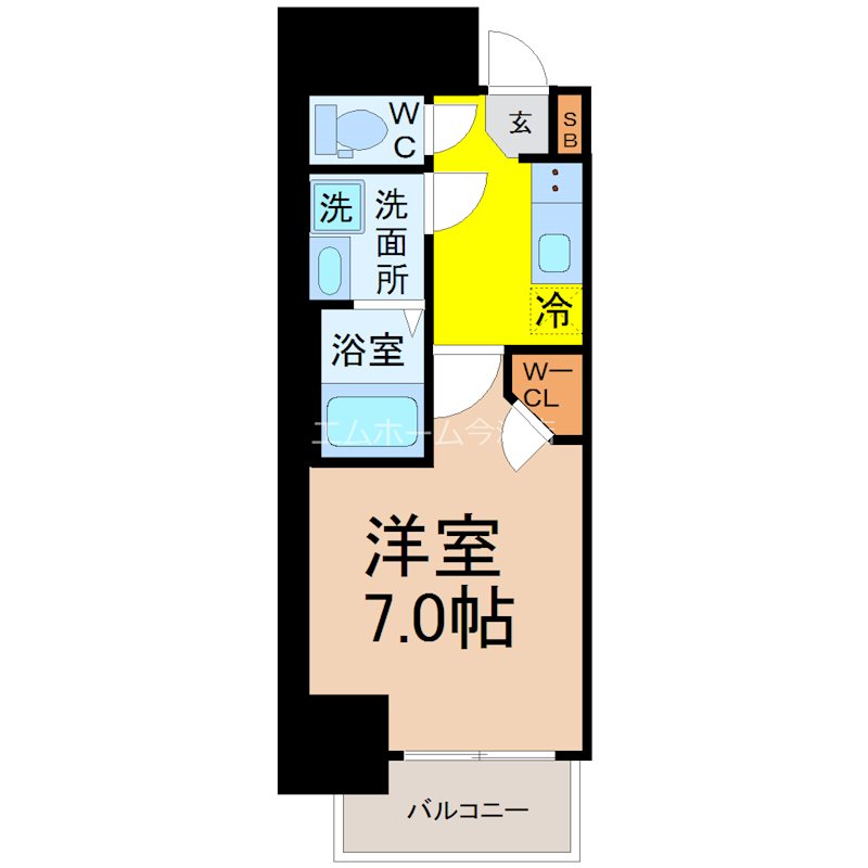 S-RESIDENCE堀田North（ノース） 間取り