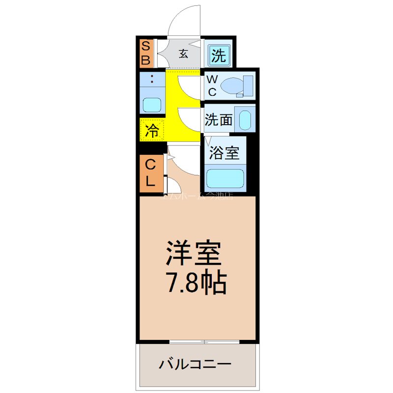 S-RESIDENCE葵 間取り