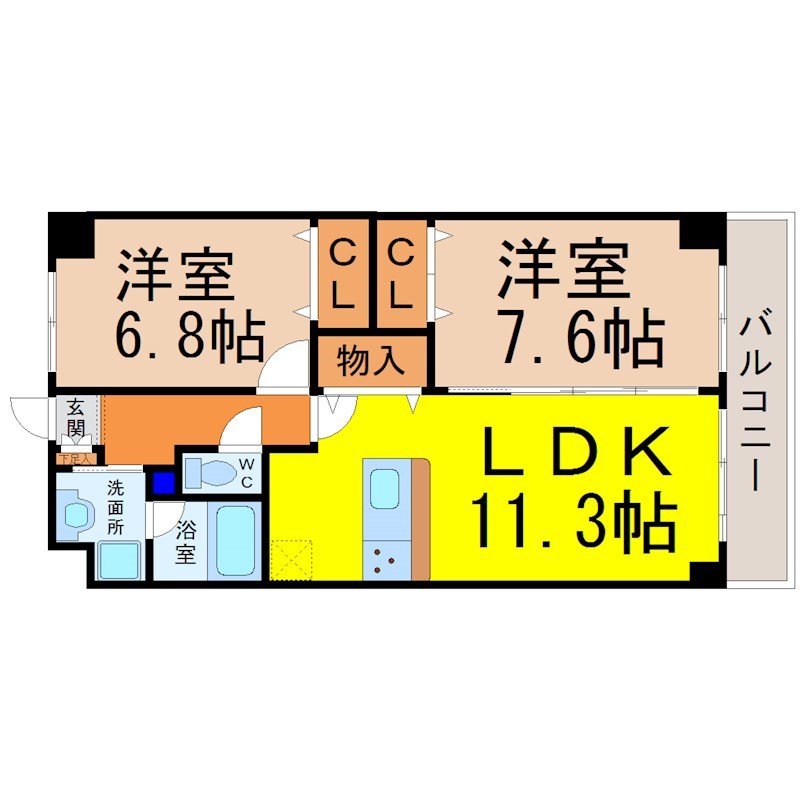 ラトゥール代官町 間取り
