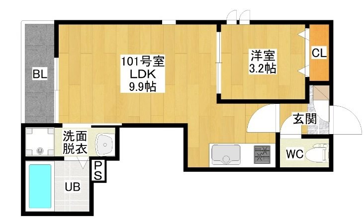 GRANDTIC志賀本通南 間取り