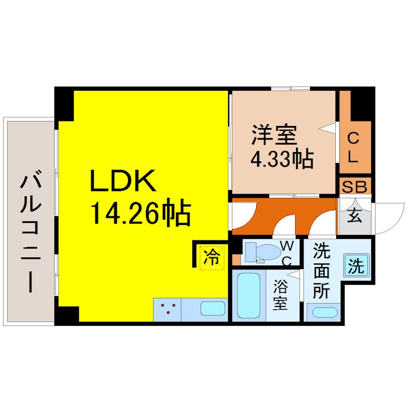 ウルフィエスタ徳川 間取り