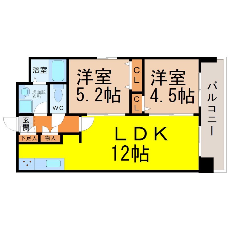 ＹＳ上前津 間取り