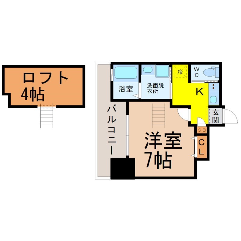 エステムコート名古屋栄デュアルレジェンド 間取り
