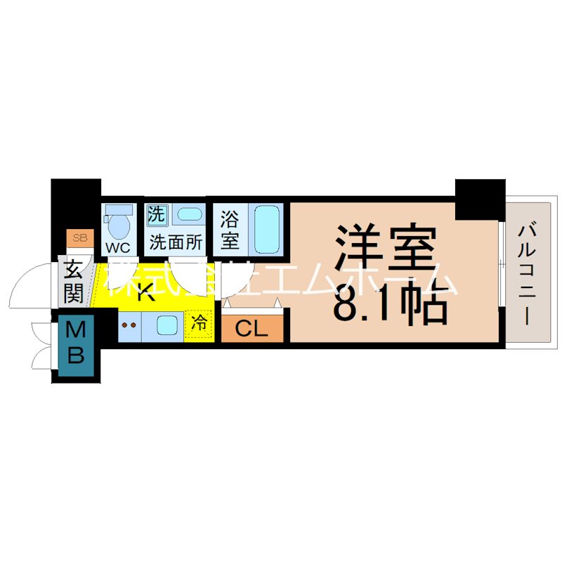 プレイズシード名駅北 間取り