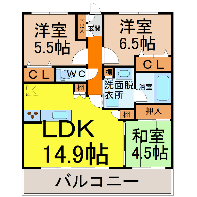 ｗｉｌｌＤｏ黒川 間取り