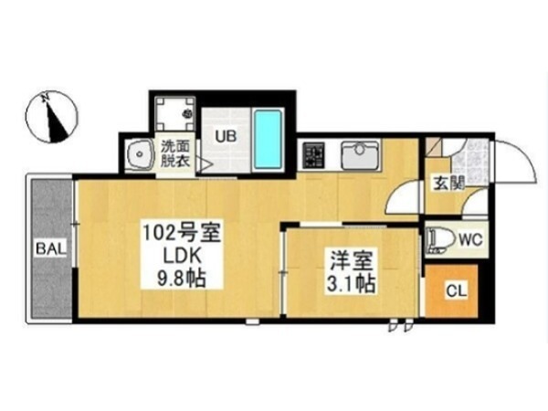 Grandtic Lana 間取り