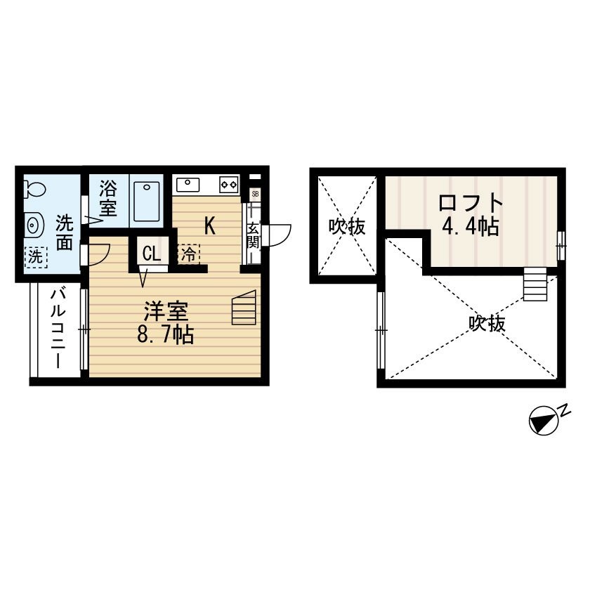 Ａｒｉａ（アリア） 間取り
