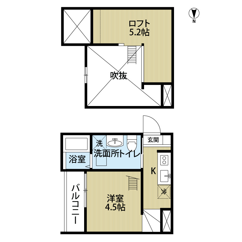 ＡＬＥＸ本陣（アレックス本陣） 間取り