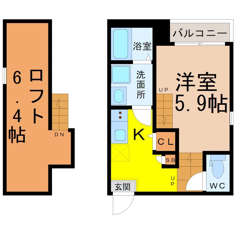 ハーモニーテラス新守山 間取り