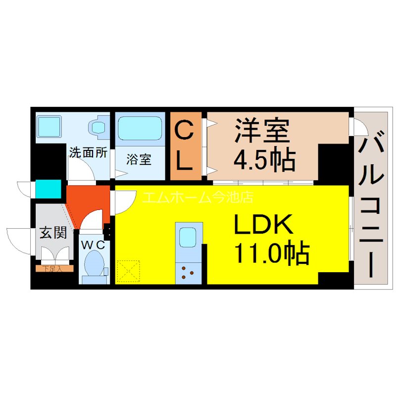 ベラヴィスタ神田 間取り