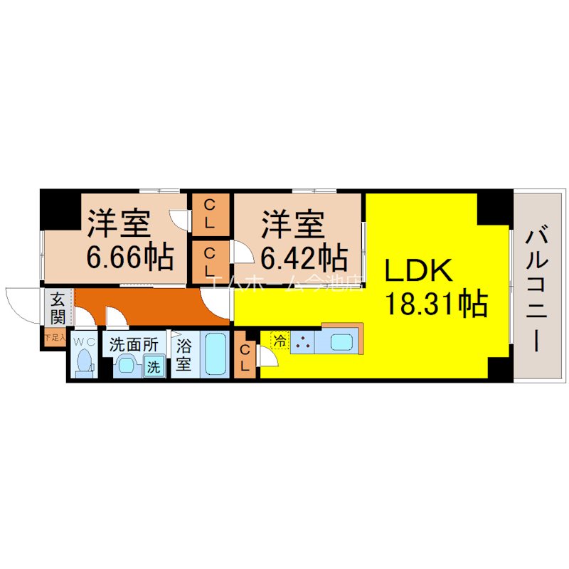 S-FORT鶴舞arts 間取り