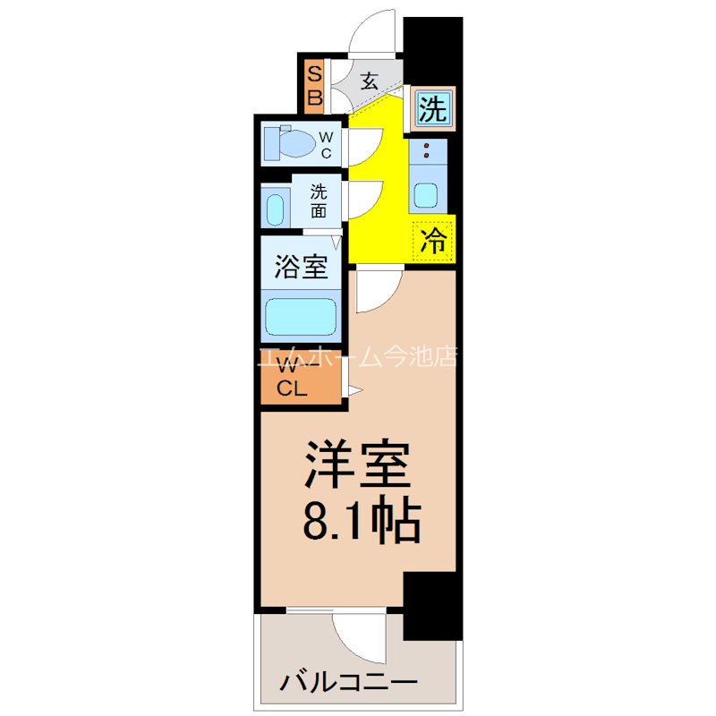エスリード今池ルミナス 間取り