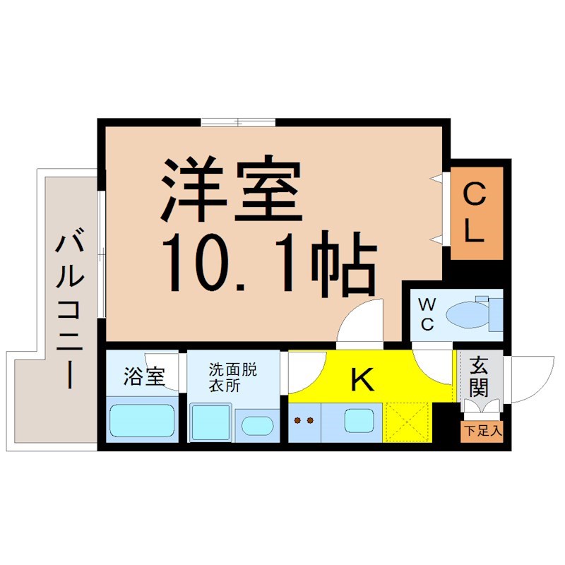 ディアレイシャス大須観音 間取り