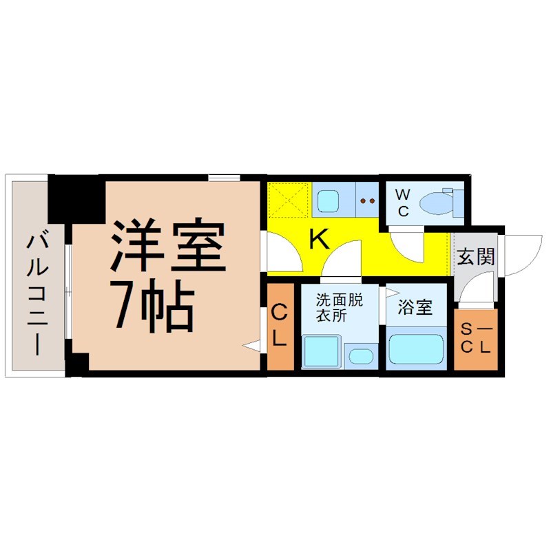 エスリード名古屋ＳＴＡＴＩＯＮ　ＷＥＳＴ 間取り