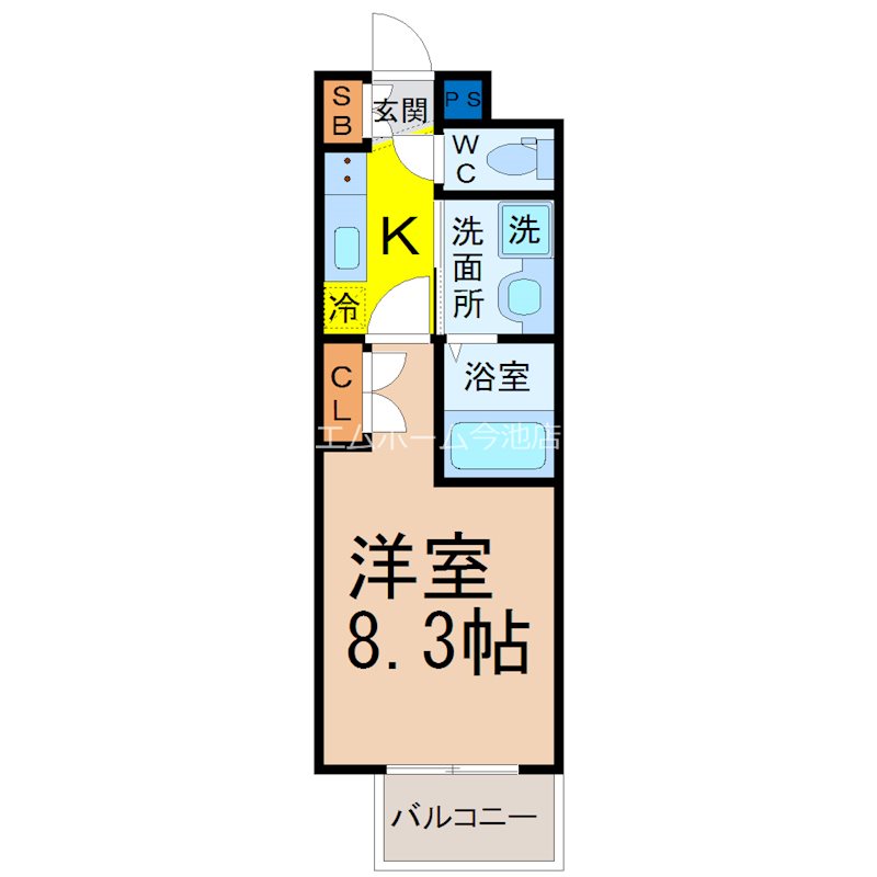 パルティール黒川 間取り
