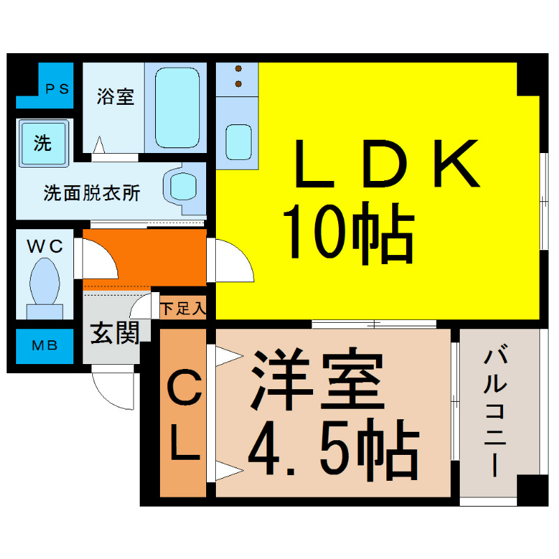 吹上アパートメント 間取り