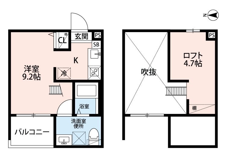 イーストクレッセント 間取り