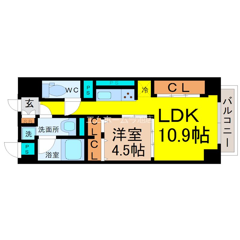 プレミアムコート新栄 間取り