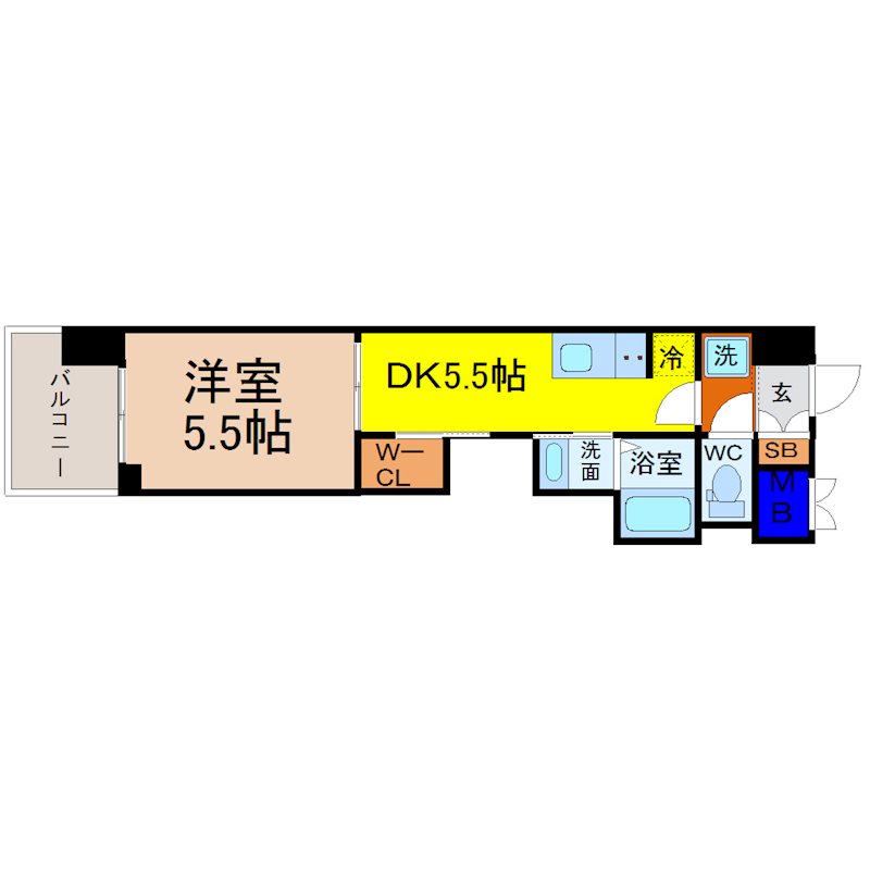 エステムコート名古屋平安通クチュール 間取り