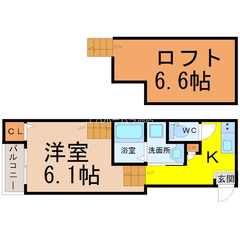 Stage苗代町（ナエシロチョウ） 間取り