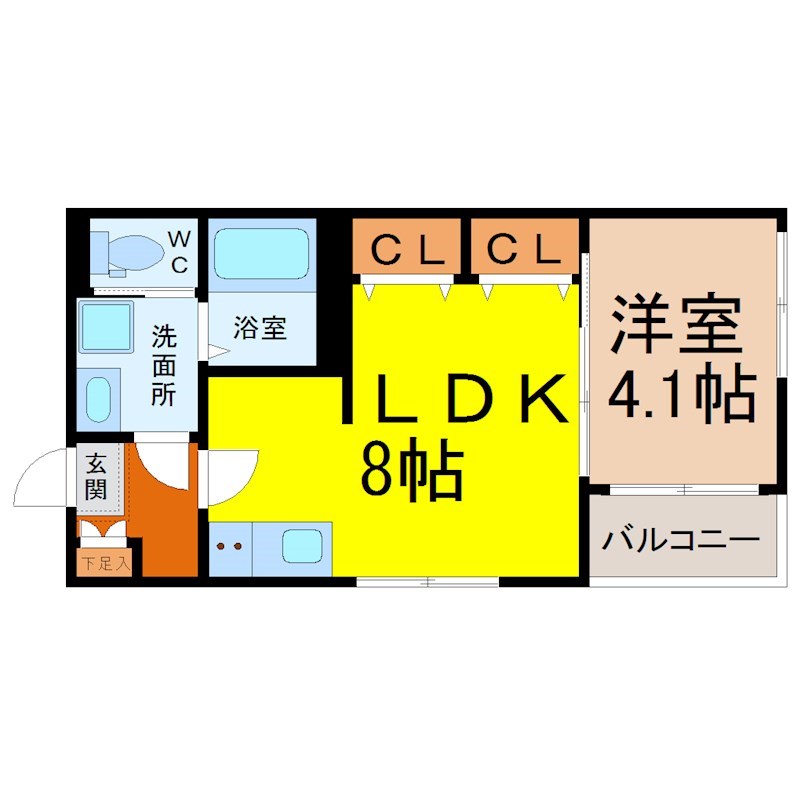 ＡＲＩＡ東宿町 間取り