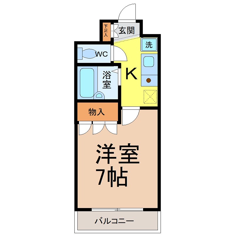 エクセルシオール金山 間取り