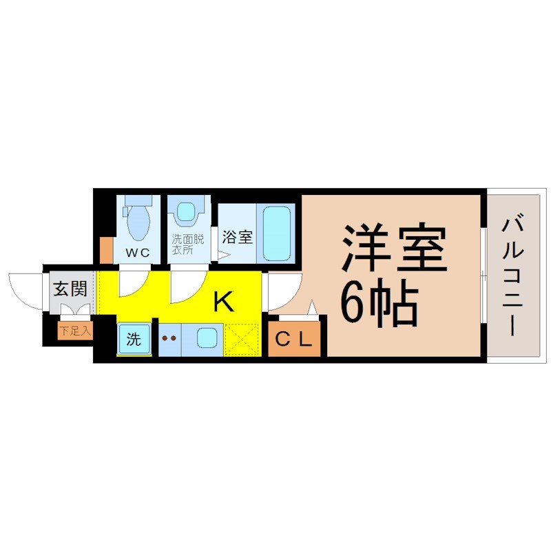 ディアレイシャス矢場町 間取り