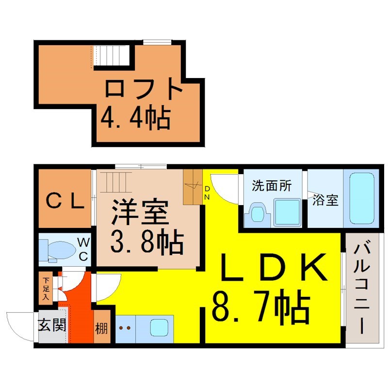 Ｐｒｅｓｔｉｇｅ（プレステージ） 間取り