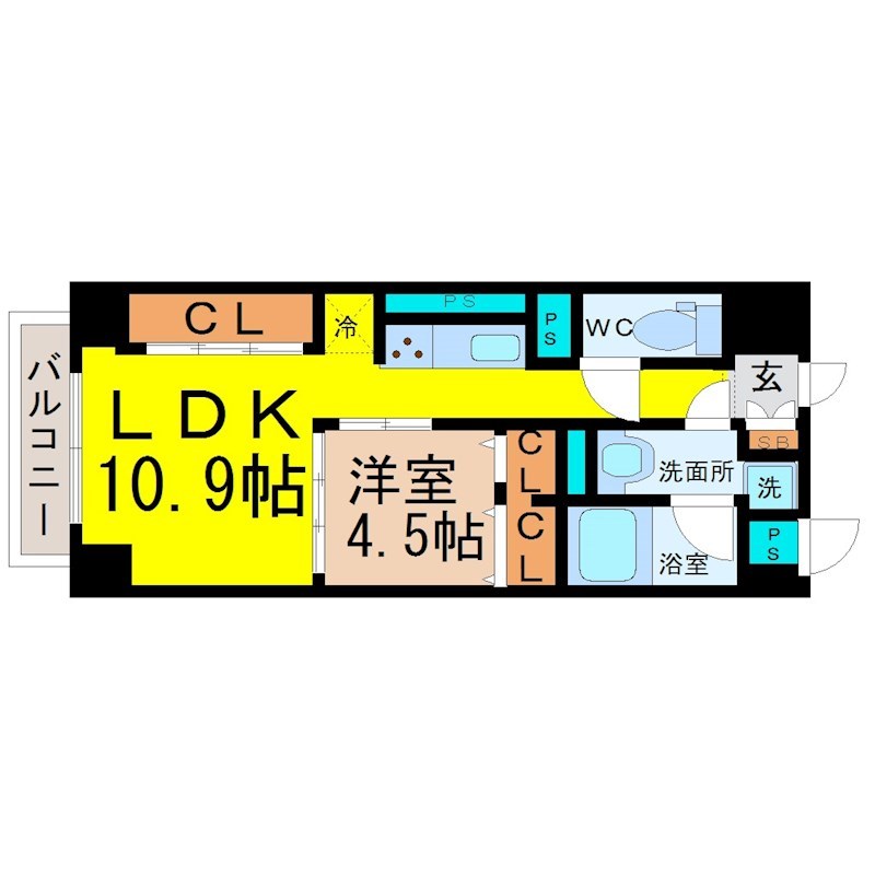 プレミアムコート新栄 間取り