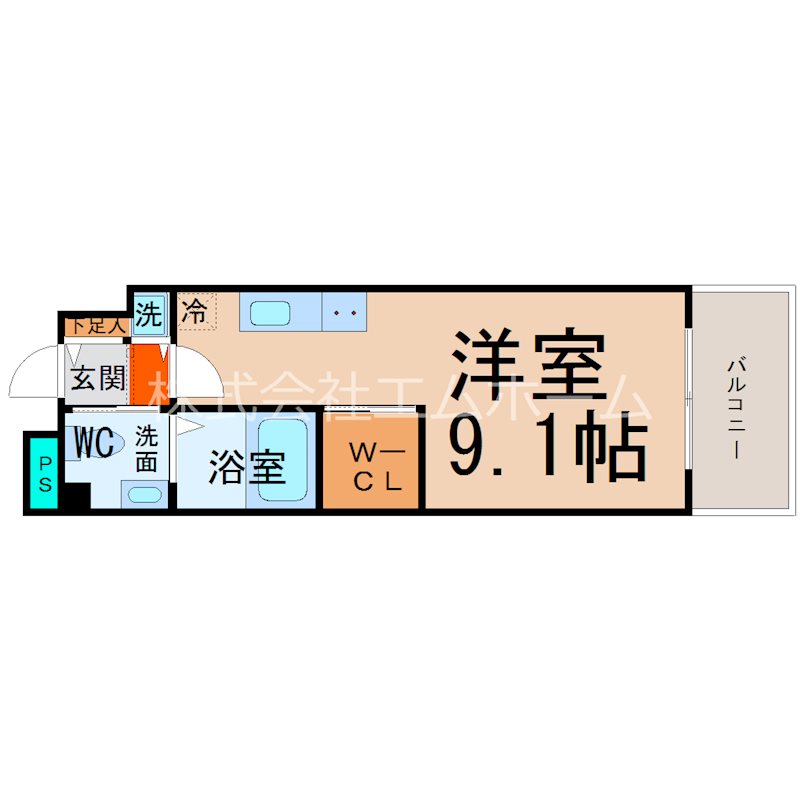 ＫＤＸ千早レジデンス 間取り