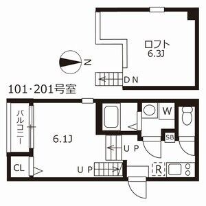 ハーモニーテラス三番町 間取り