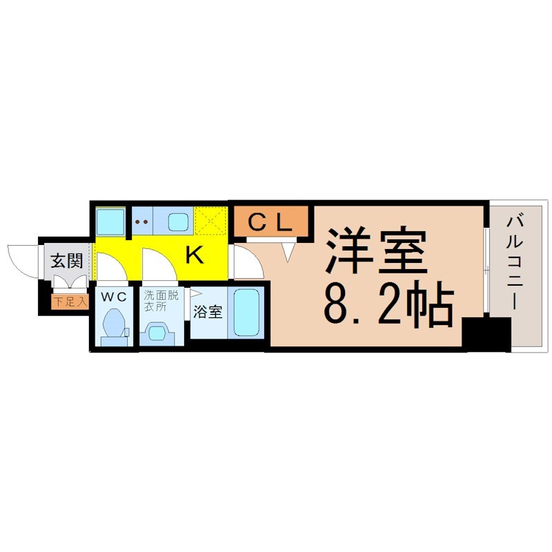 プレサンス上前津プレス 間取り