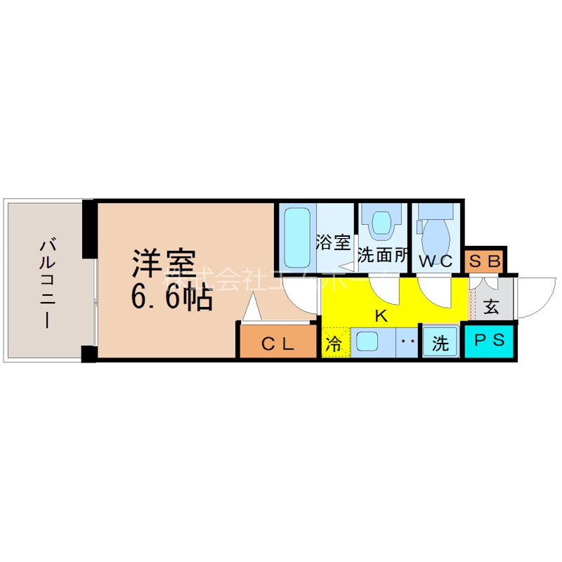 プレサンスＮＡＧＯＹＡ本陣 間取り