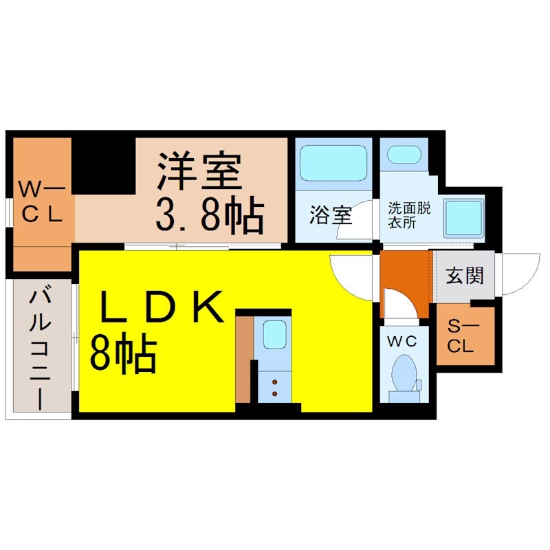 The 9th Residence Sakae Side 間取り