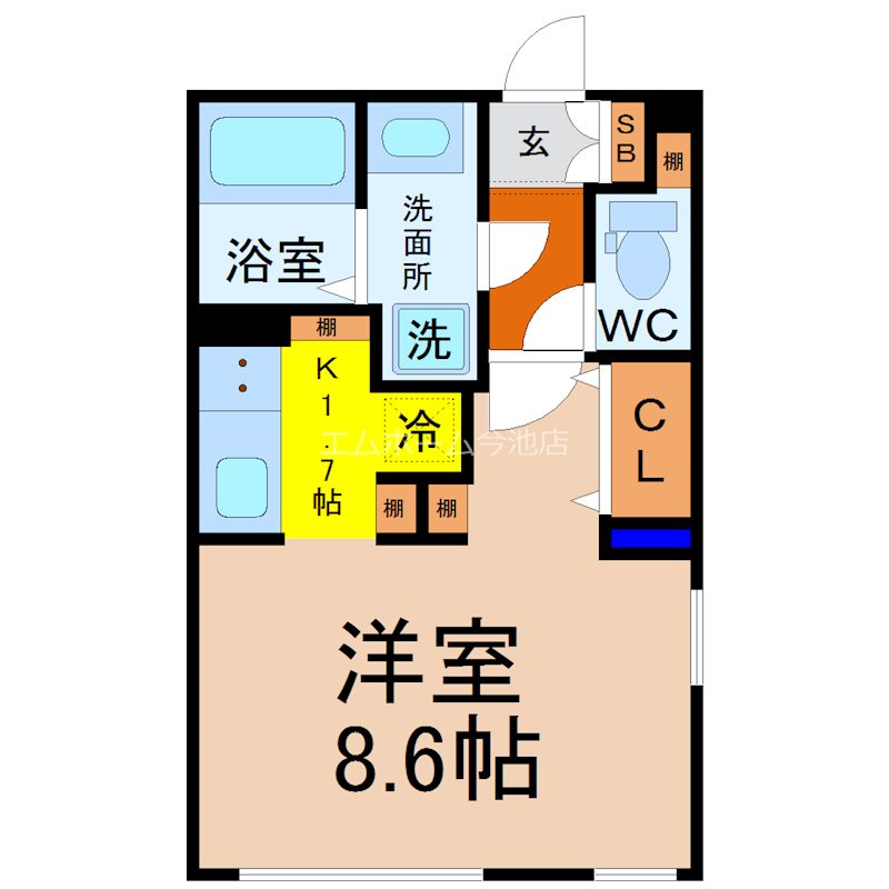 WELL COURT KANDA 間取り