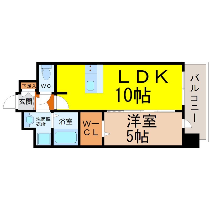 プレサンス大須観音駅前 間取り