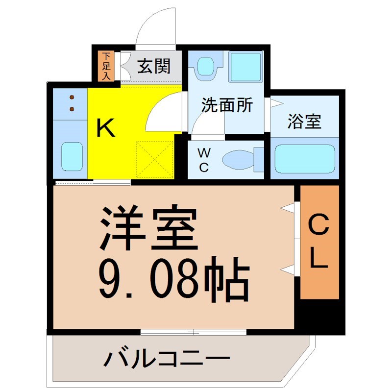 ピースプレイス牛巻 間取り