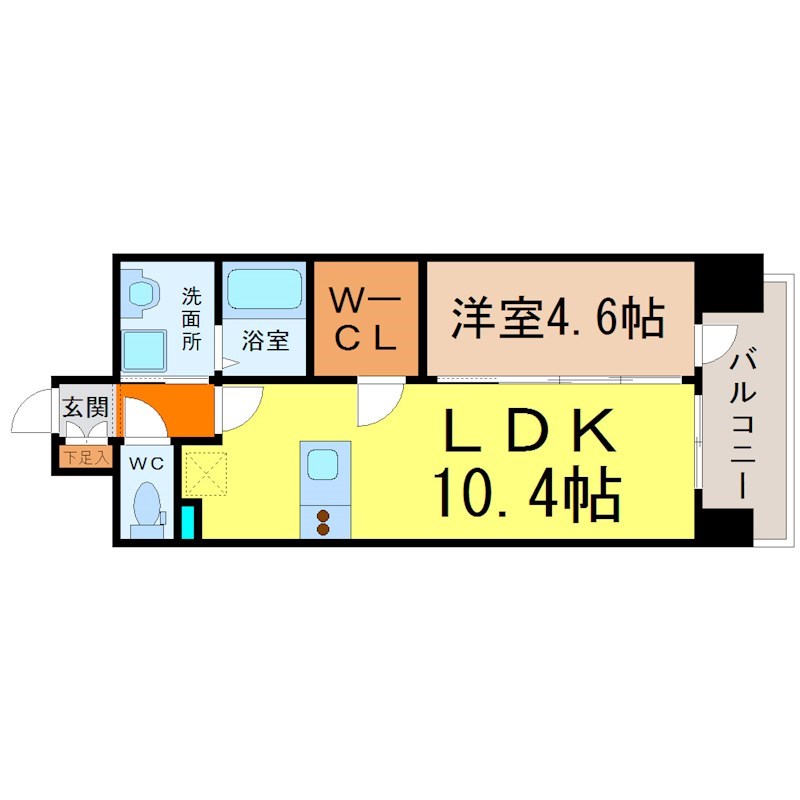 プレサンス久屋大通セントラルパーク 間取り