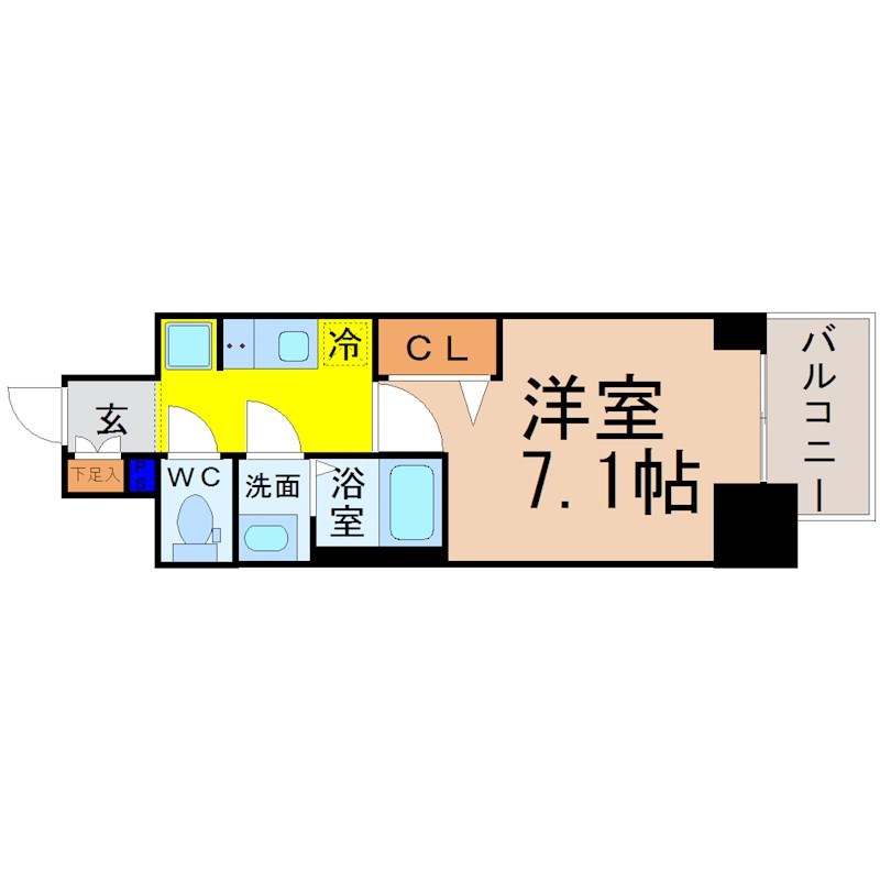 プレサンスＴＨＥ久屋大通レジェンド 間取り