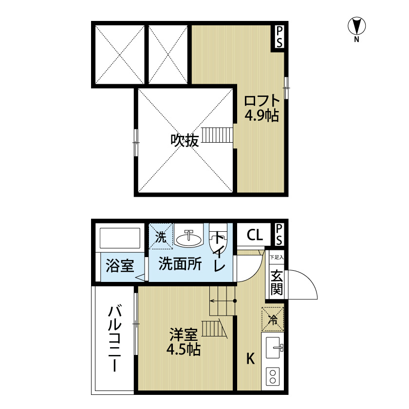 Ｌａｌｕｃｅ烏森 間取り