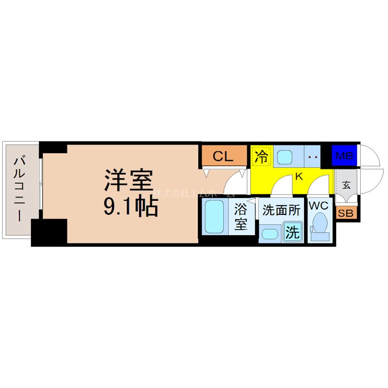 S-RESIDENCE東別院 間取り