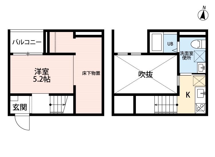 ＶＩＶＡ米野II 間取り