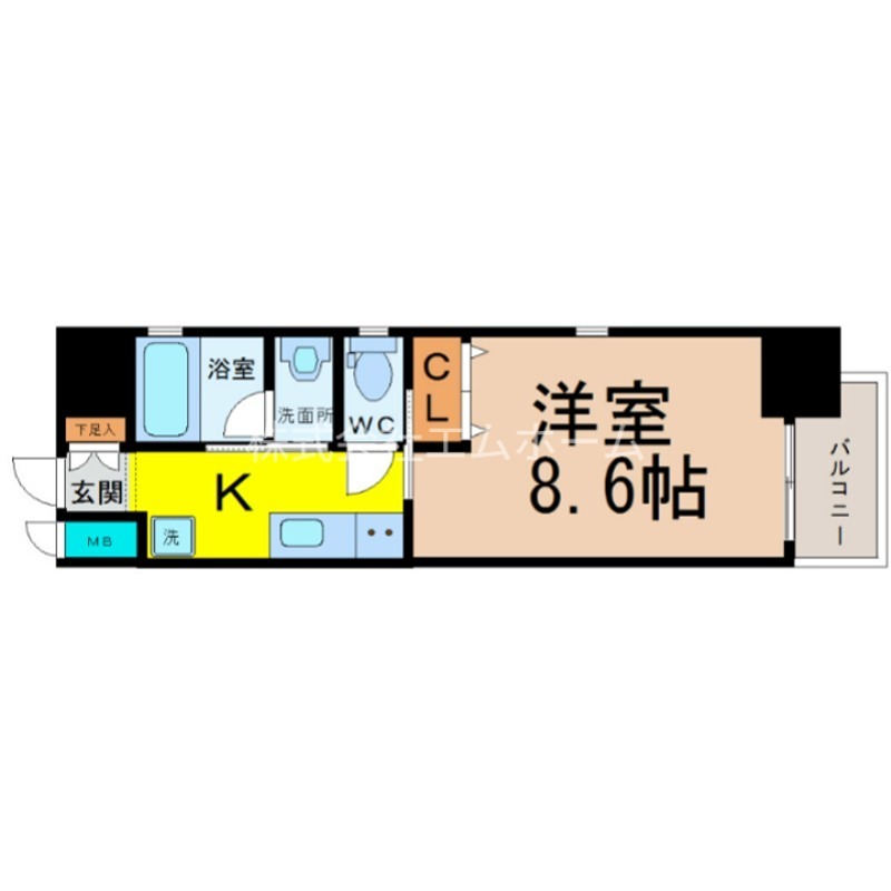 愛知県名古屋市西区名駅３丁目 間取り