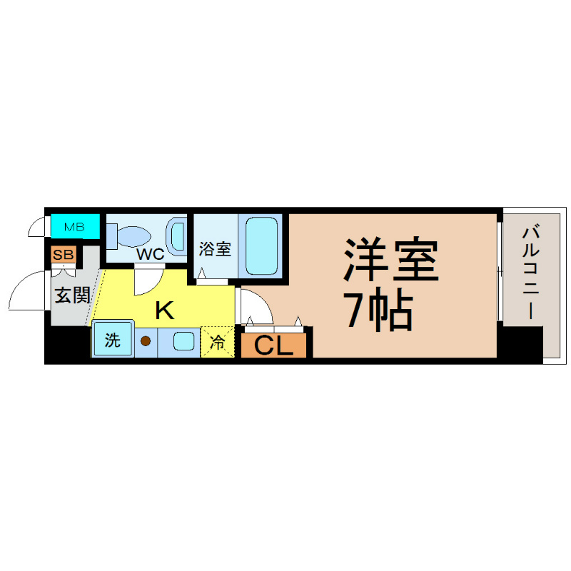 パークフラッツ金山 間取り
