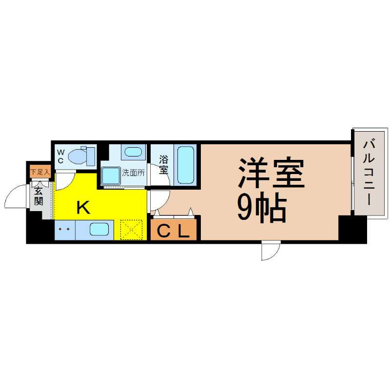 リシュドール鶴舞公園 間取り
