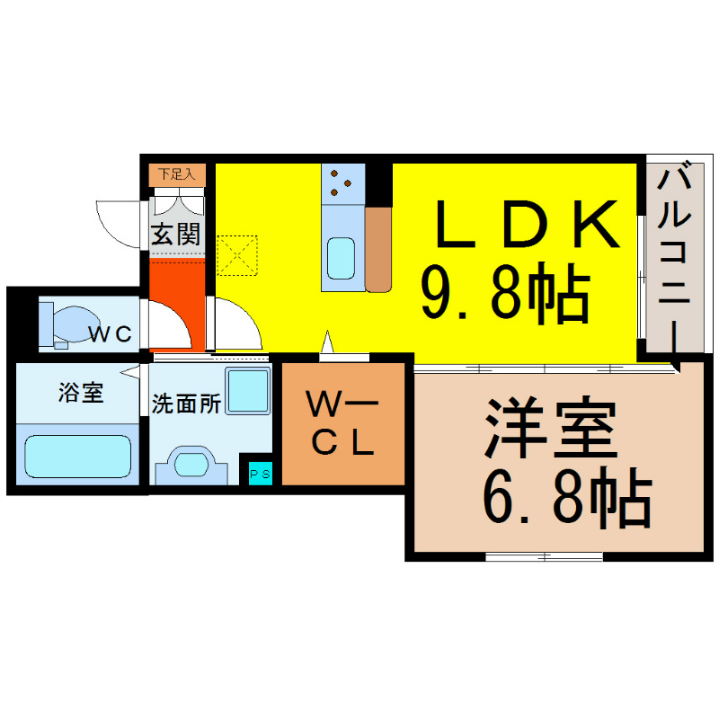 エポラール東別院 間取り