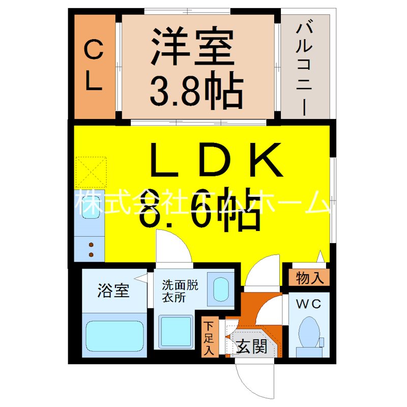 シャトーシャンパーニュ十王町 間取り