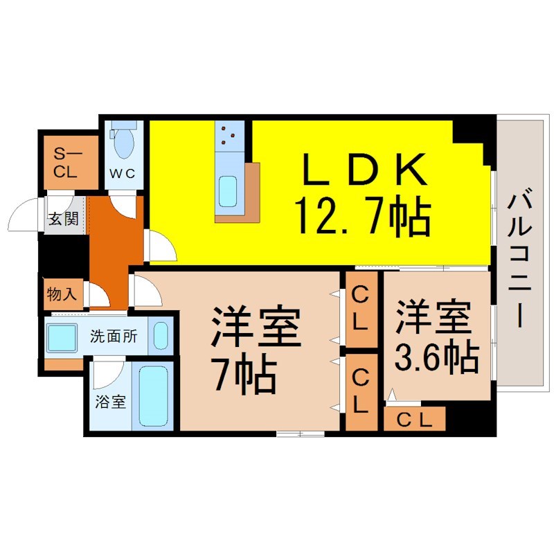 Ｅ－ｃｉｔｙ大須 間取り