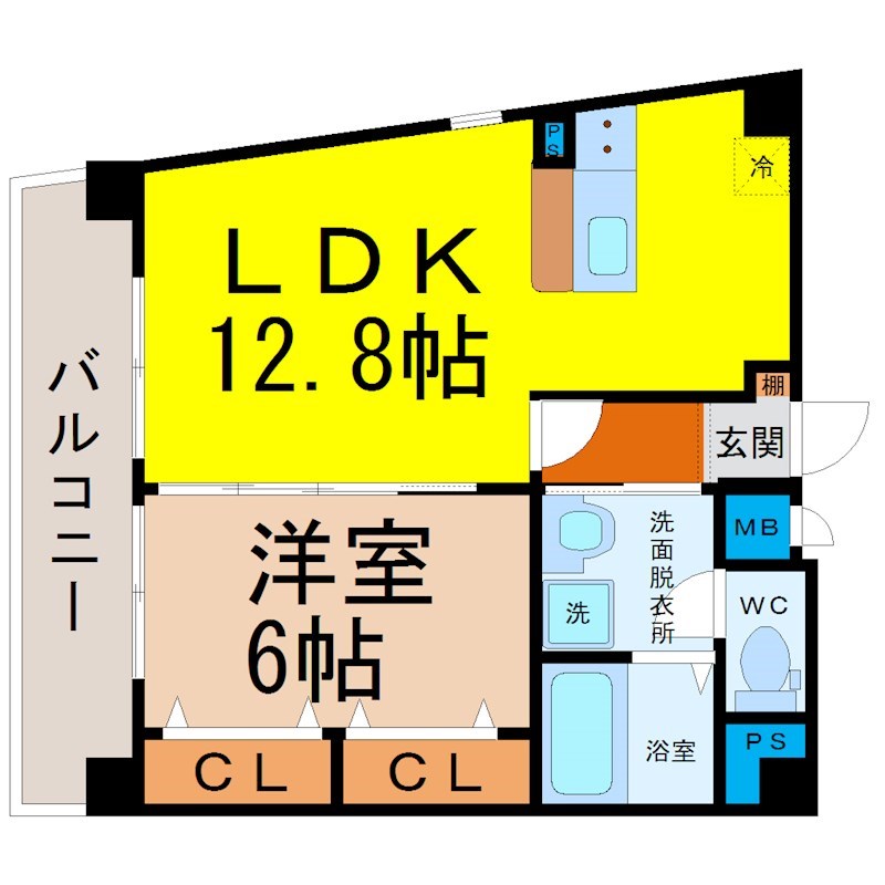 Ｗｉｓｔｅｒｉａ（ウィステリア） 間取り